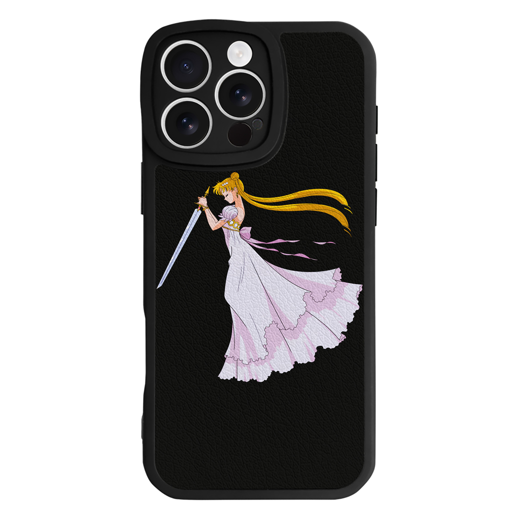 （画像用） 美少女戦士セーラームーン 愛野 美奈子 あいの みなこ Sailor Moon Aino Minako 【iPhone 16シリーズ対応】シリコンスマホケース（レザー調） 材質：シリコン